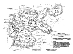 Geplantes Kraftwagenstraßennetz um 1926